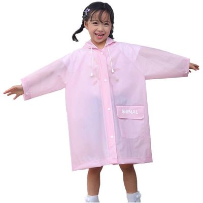 Le PVC d'EVA badine le manteau de pluie imperméable, le manteau imperméable léger des enfants d'ODM
