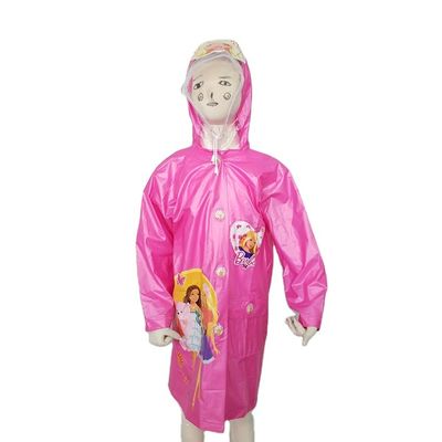 veste de pluie d'enfants de 0.18mm longue, manteau imperméable léger de garçons réutilisables