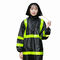 BSCI a approuvé haut Vis Rain Coat, OEM de manteau de pluie d'unité centrale de 110*65cm disponible