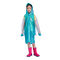 Veste transparente de pluie d'espace libre d'épaisseur de l'imperméable 0.25mm d'enfants d'ODM avec le capot