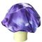 Le chapeau de douche d'OEM pour des enfants imperméabilisent le satin réutilisable de Muftifunctional rayé