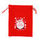 L'OEM a imprimé réutilisable imperméable sac à provisions le jute de toile de jute pour Noël