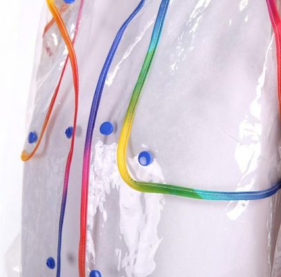 Imperméable transparent Poncho Plastic EVA Material d'enfants de Multiapplication