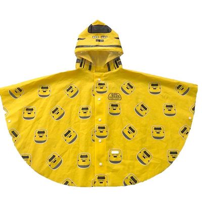 épaisseur Poncho With Sleeves Multiapplication Yellow imperméable de 0.15mm