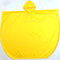 Pluie réfléchie Poncho Yellow Waterproof Adult Raincoat d'impression fait sur commande